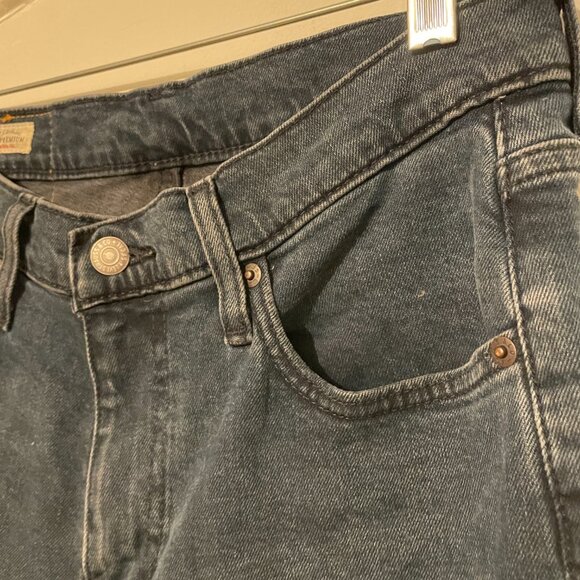 LEVIS 514 Jeans | Mens 30 x 30 BIG E Premium Denim Blue Vintage 70s Stretch - Picture 12 of 16